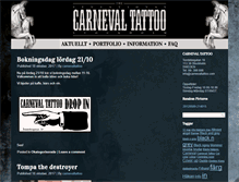 Tablet Screenshot of carnevaltattoo.com